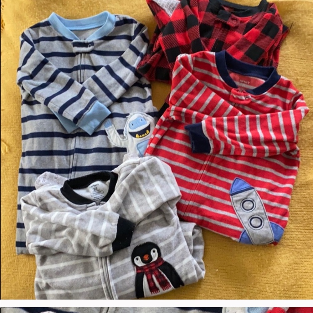 Carter’s Boys Footie PJs Bundle 24m-2T